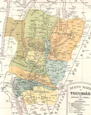 El plagio del primer mapa de Tucumán