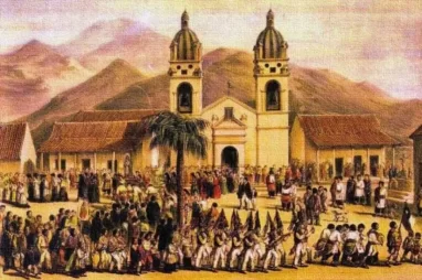 Iglesia y conquistador