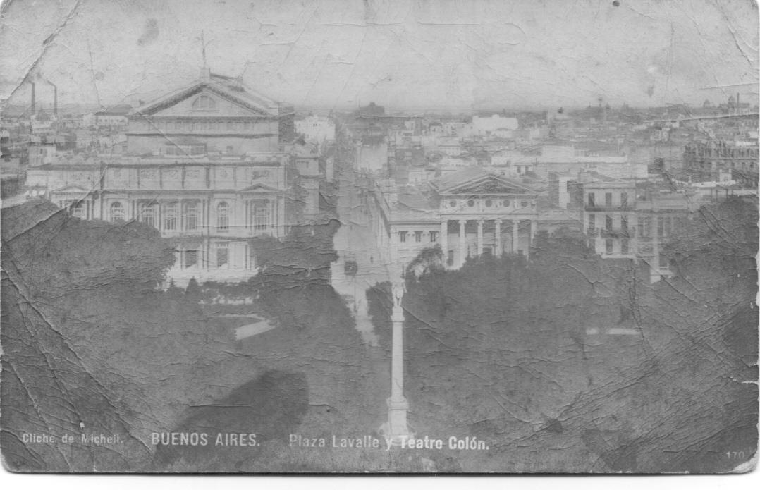 Buenos Aires, Plaza Lavalle y Teatro Colón