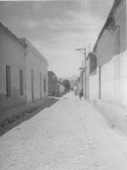 Calle de un pueblo norteño