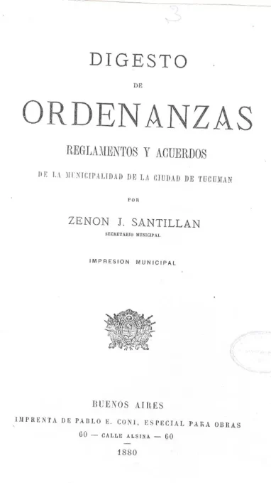 Primer digesto municipal