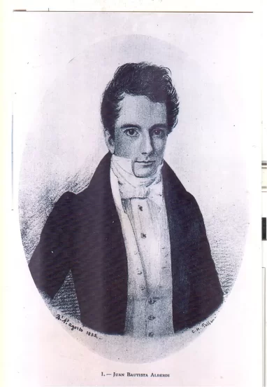 Retrato de Alberdi joven