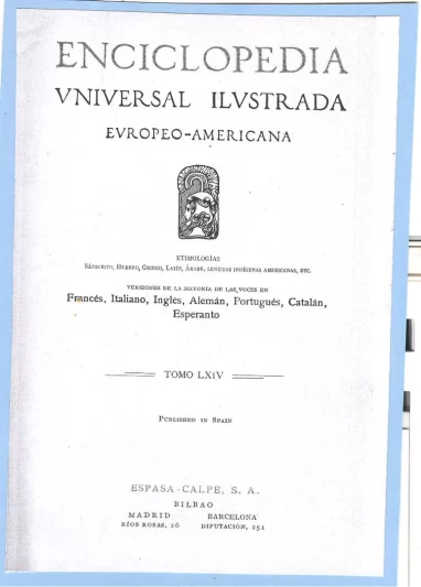 Una famosa enciclopedia