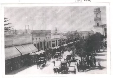 El “tramway” a caballo