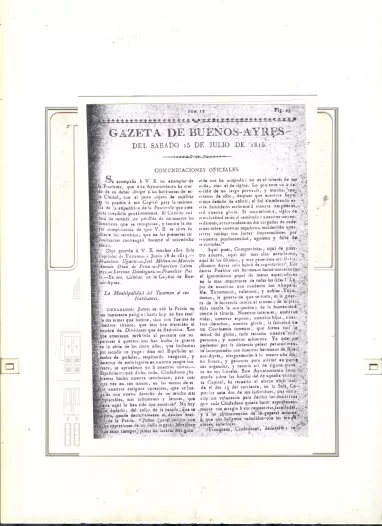 Tucumán y el riesgo de 1815