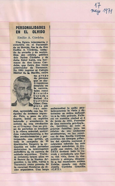 Emilio A. Córdoba