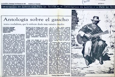 Antología sobre el gaucho