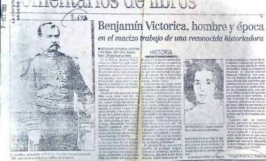 Benjamín Victorica, hombre y época en el macizo trabajo de una reconocida historiadora