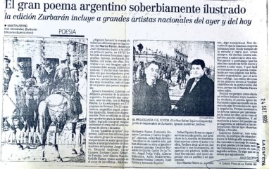 El gran poema argentino soberbiamente ilustrado