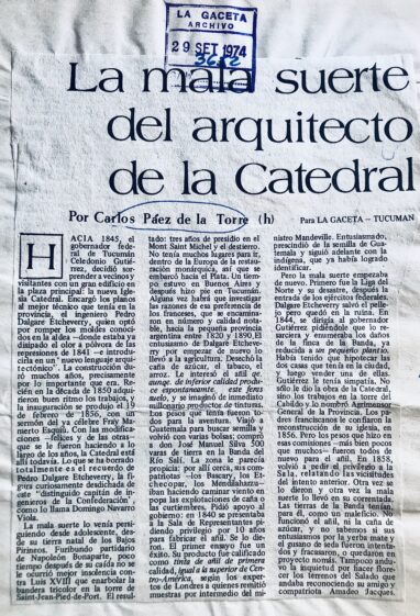 La mala suerte del arquitecto de la Catedral