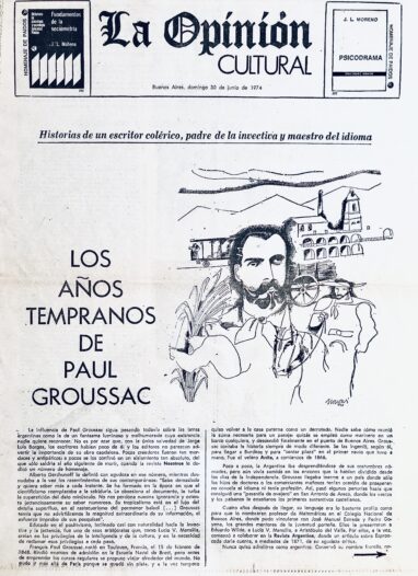 Los años tempranos de Paul Groussac