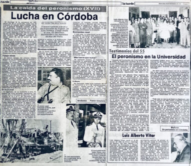 La caída del Peronismo (XVII): Lucha en Córdoba