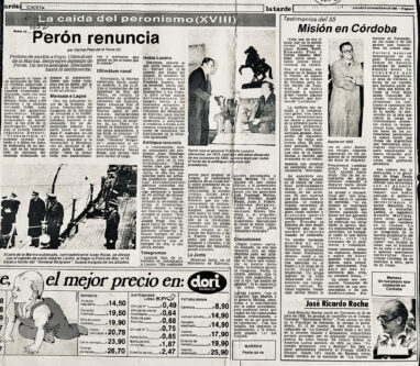 La caída del peronismo (XVIII): Perón renuncia