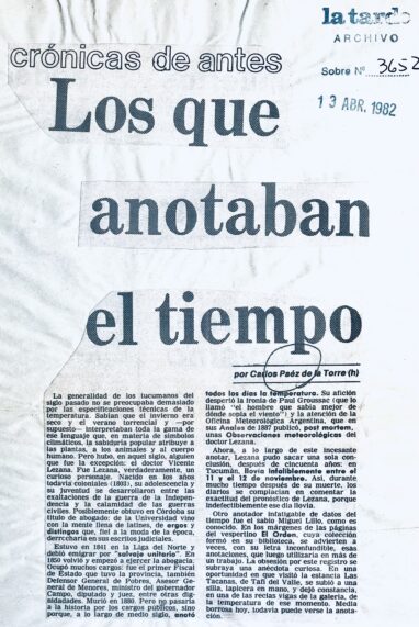 Los que anotaban el tiempo