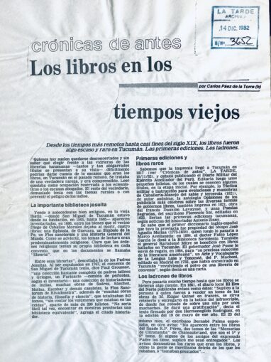 Los libros en los tiempos viejos