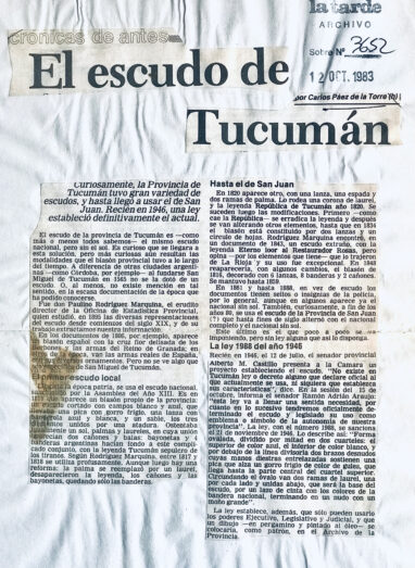 El escudo de Tucumán