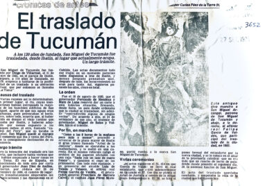 El traslado de Tucumán