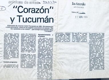 “Corazón” y Tucumán – Edmundo de Amicis visitó Tucumán