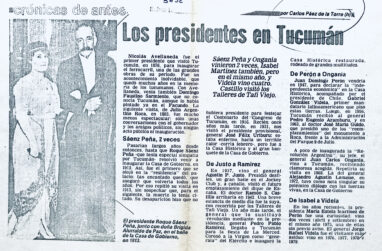 Los presidentes en Tucumán