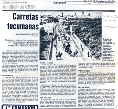 Carretas tucumanas