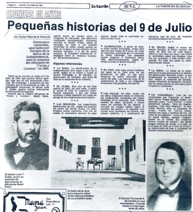 Pequeñas historias del 9 de Julio