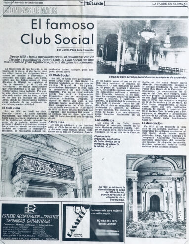 El famoso Club Social