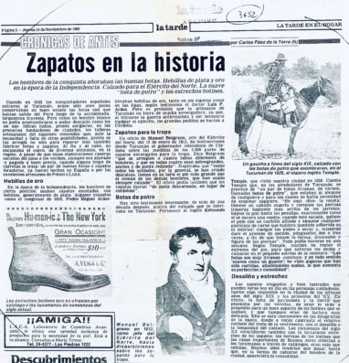 Zapatos en la historia