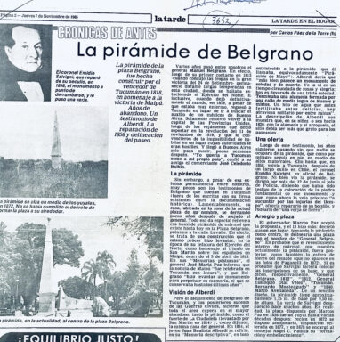 La pirámide de Belgrano