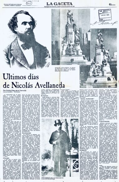 Últimos días de Nicolás Avellaneda