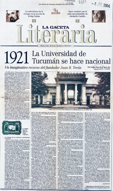 1921: La Universidad de Tucumán se hace nacional