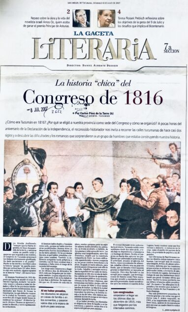 La historia “chica” del Congreso de 1816