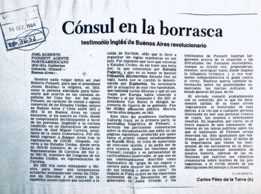 Cónsul de la borrasca – testimonio inglés de Buenos Aires revolucionario