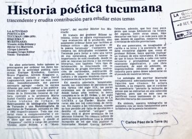 Historia poética Tucumana