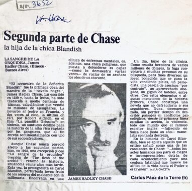 Segunda parte de Chase