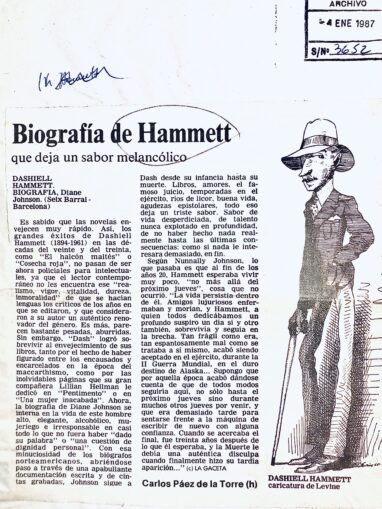 Biografía de Hammet