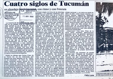 Cuatro siglos de Tucumán