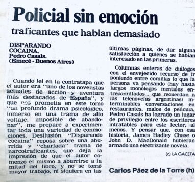 Policial sin emoción