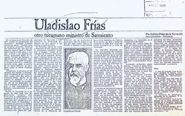 Uladislao Frías, otro ministro de Sarmiento