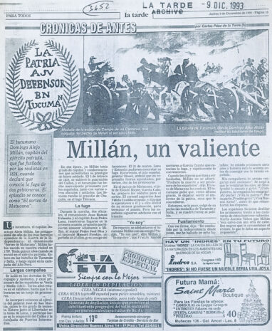 Millán, un valiente