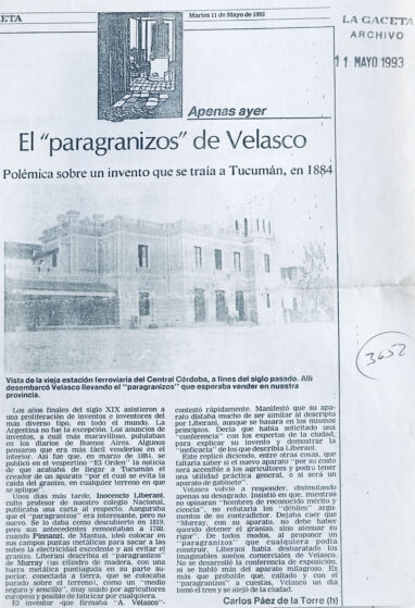 El “paragranizos” de Velazco, Polémica sobre un invento