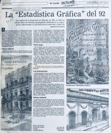 La “Estadística Gráfica” del 92