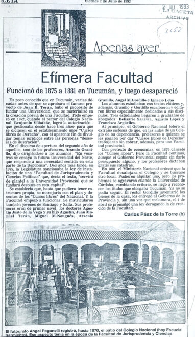 Efímera Facultad