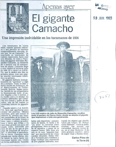 El gigante Camacho