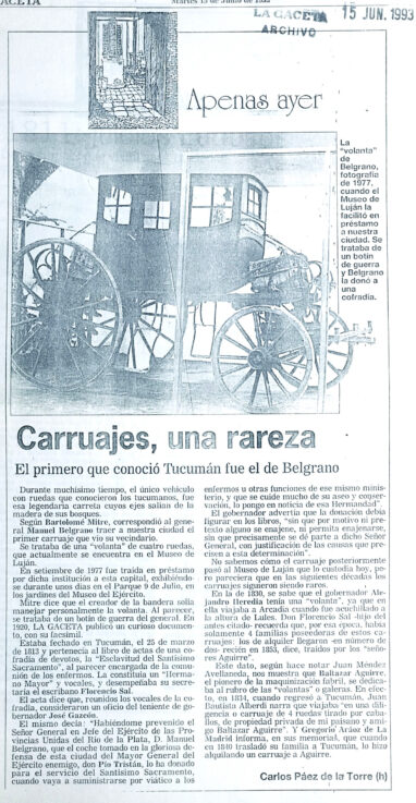 Carruajes, una rareza