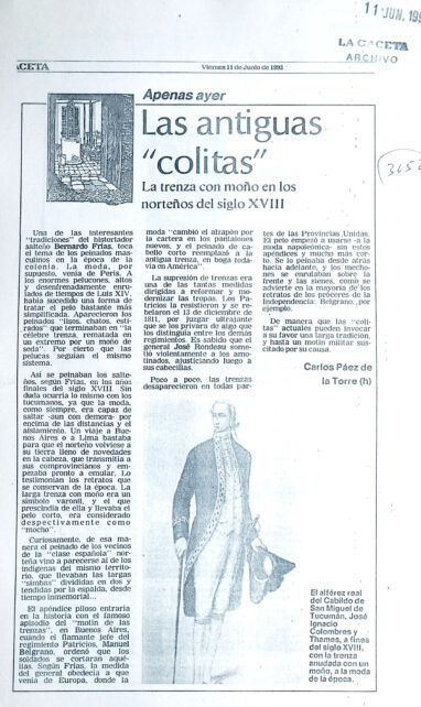 Las antiguas “colitas”