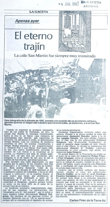 El eterno trajín: la calle San Martín