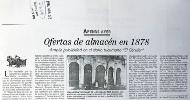 Ofertas de almacén en 1878