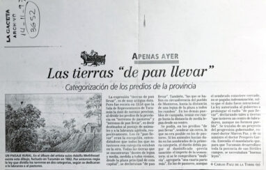 Las tierras “de pan llevar”