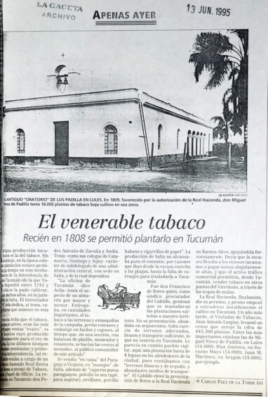 El venerable tabaco