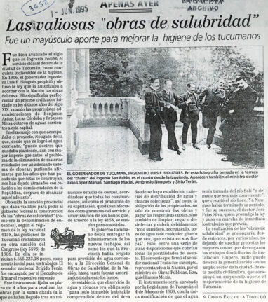 Las valiosas “obras de salubridad”